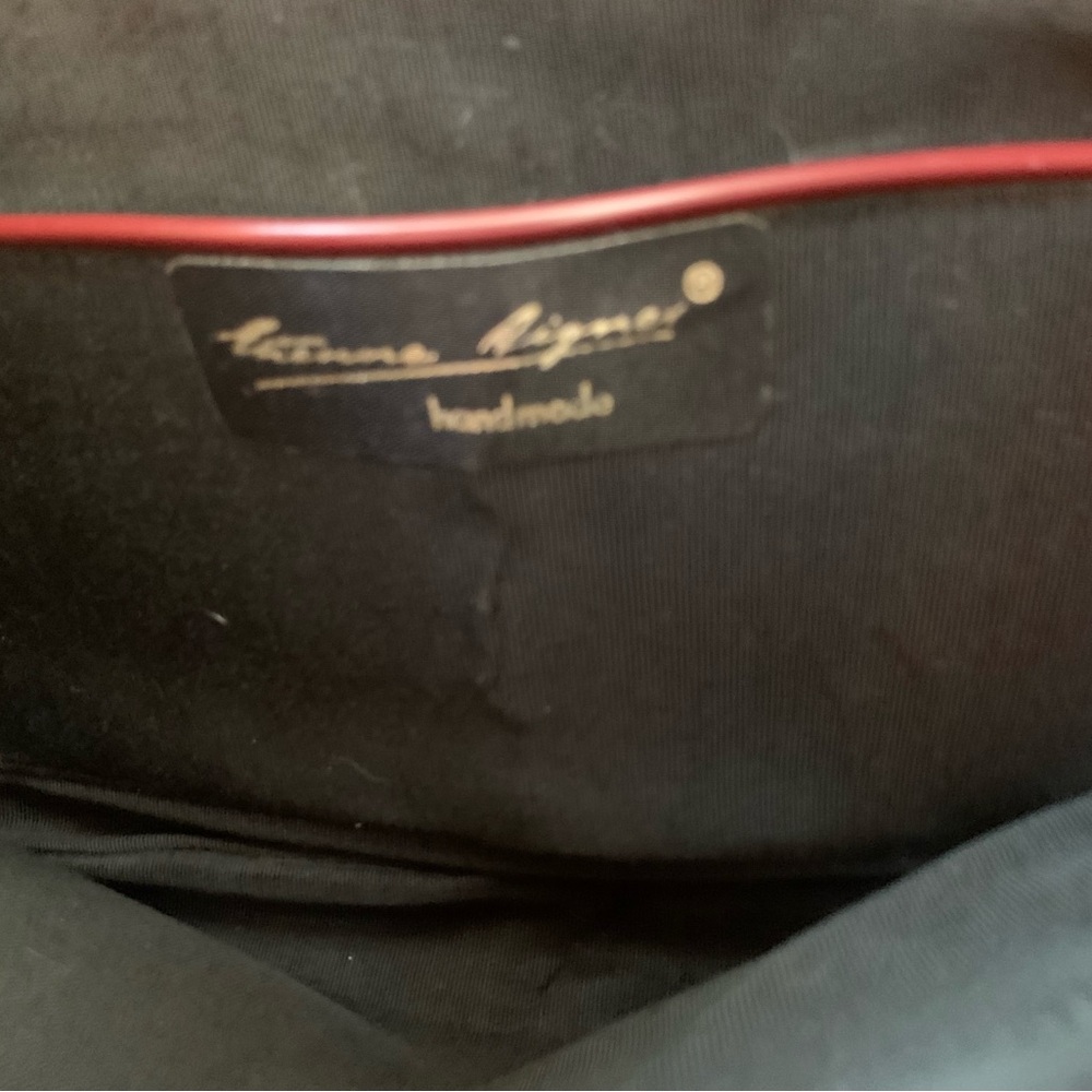 Etienne Aigner Red Oxblood Leather Shoulder Bag - Picture 8 of 16